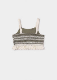 Mayoral - Fringed Sleeveless Crochet Top