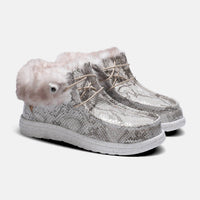 Lamo Women's Cassidy Winter Shoe in dove snake - women's sneaker - view 7