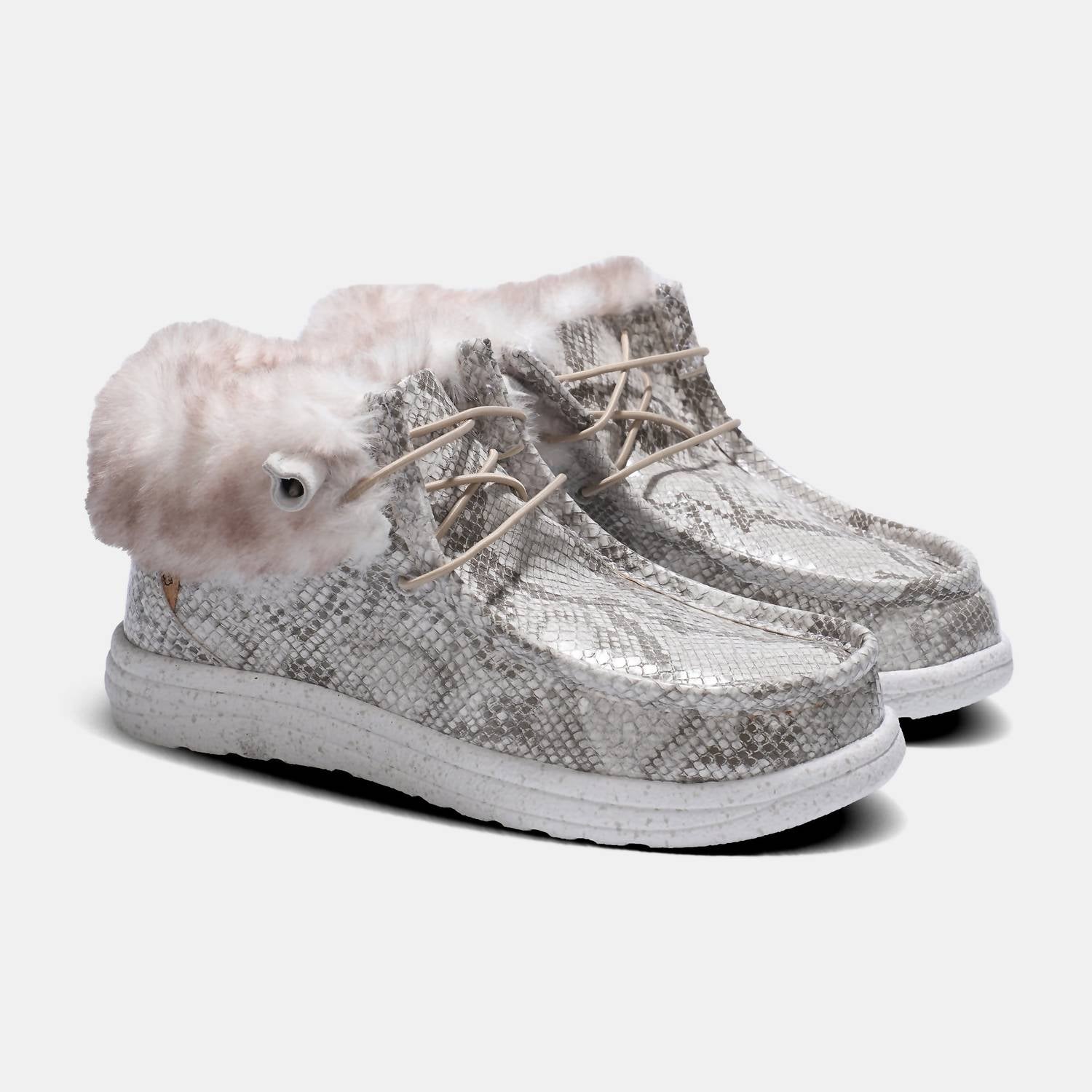 Lamo Women's Cassidy Winter Shoe in dove snake - women's sneaker - view 7