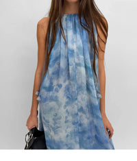 Rodebjer - Lobelia Maxi Halter Neck Dress