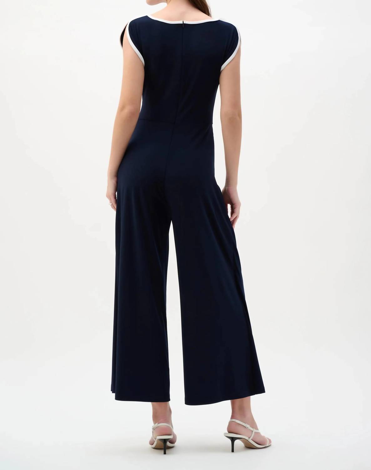 Joseph Ribkoff - Draped Bodice Culotte Jumpsuit
