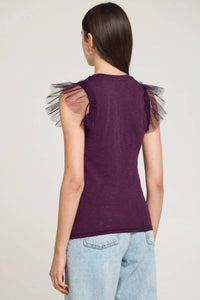 Goldie - Tulle Ruffle Shell