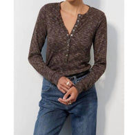 Bobi - Long Sleeve Slim Snap Tee