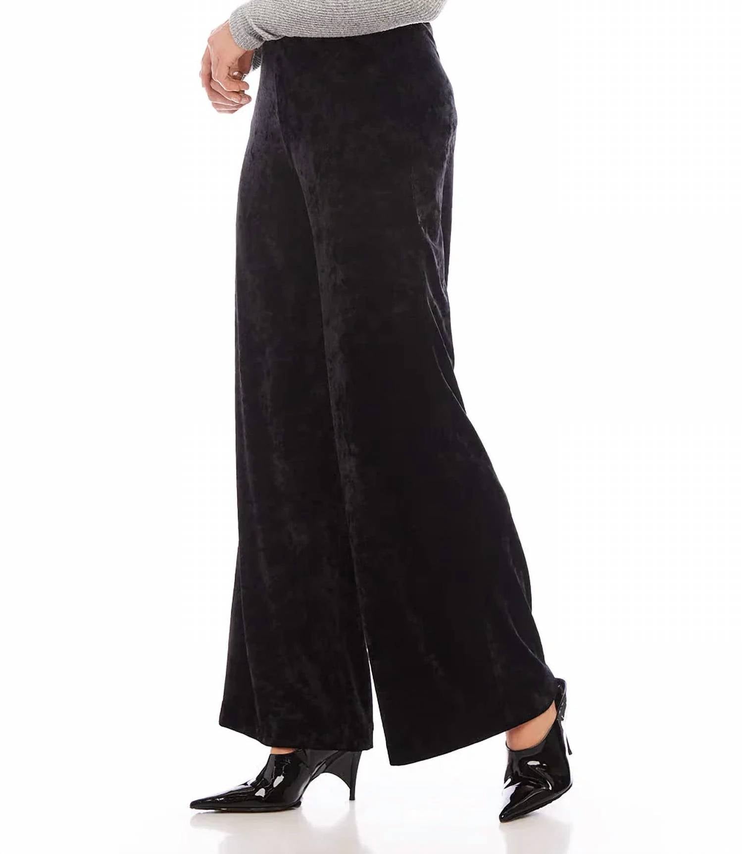 Karen Kane - Crushed Velvet Pants