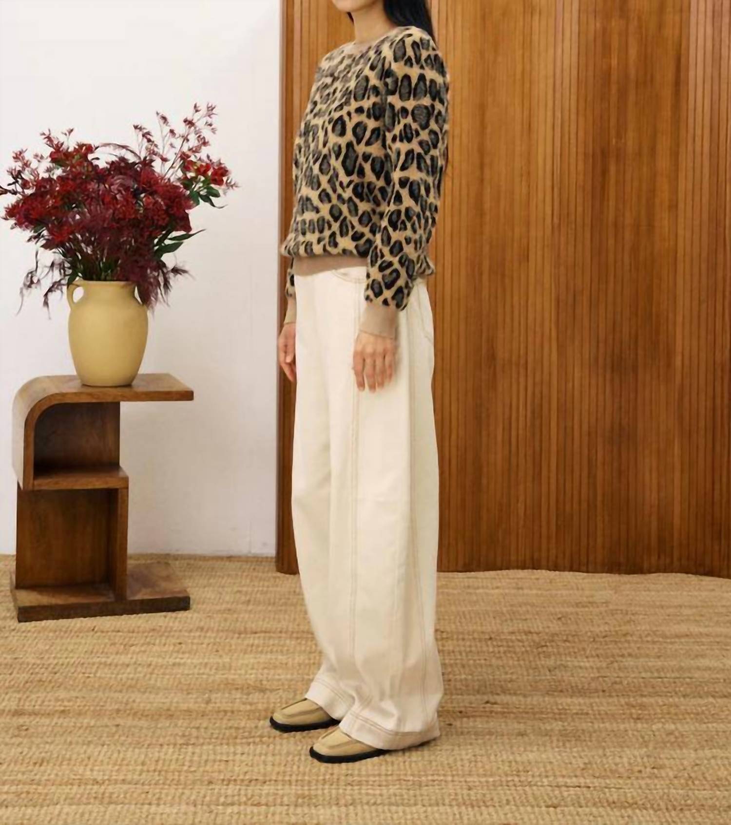 Frnch - Canna Leopard Sweater