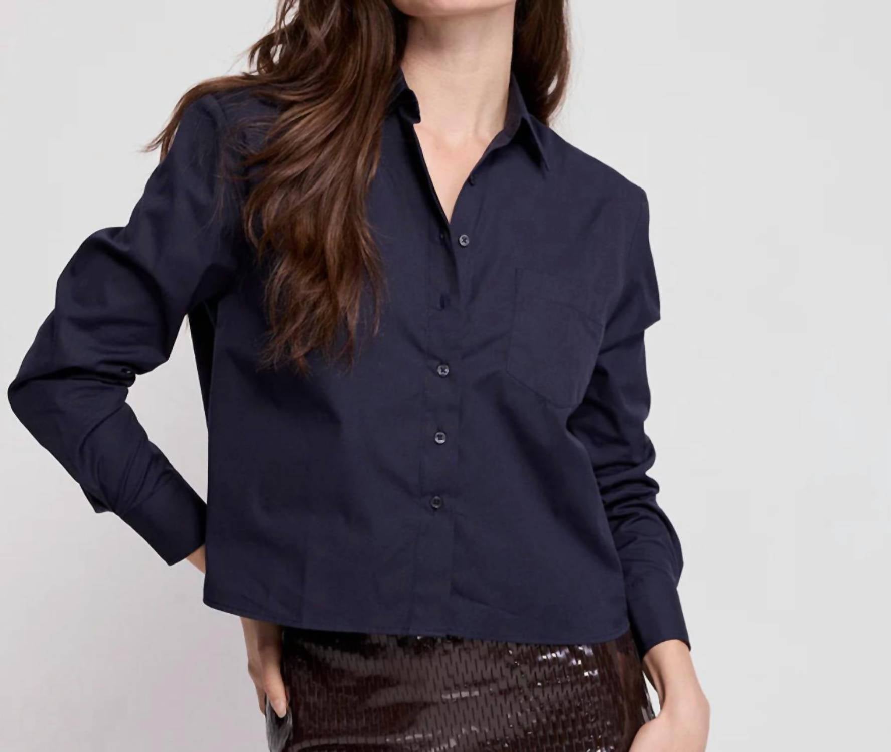 The Shirt - Long Sleeve Boxy Crop Top