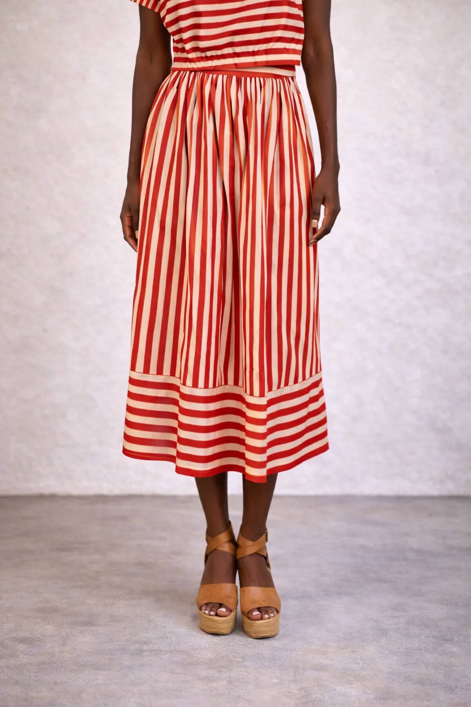 Never A Wallflower - Yarrow Midi Skirt