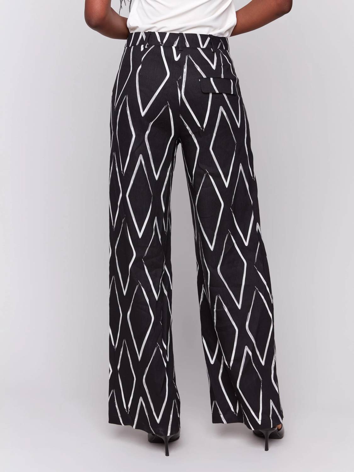 Charlie B - printed pleated pants