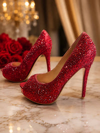 Lauren Lorraine - Women's Ruby Nights Rhinestone Heels