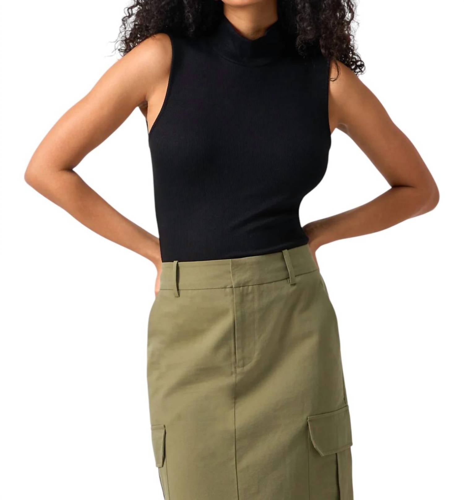 Sanctuary - Essential Sleeveless Mock Neck Tank