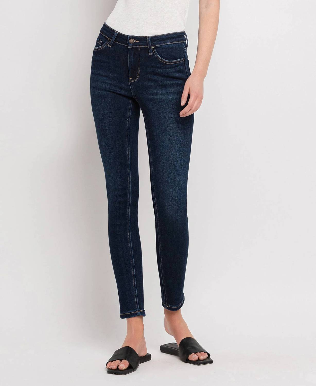 Vervet By Flying Monkey - Mid Rise Ankle Skinny Jeans
