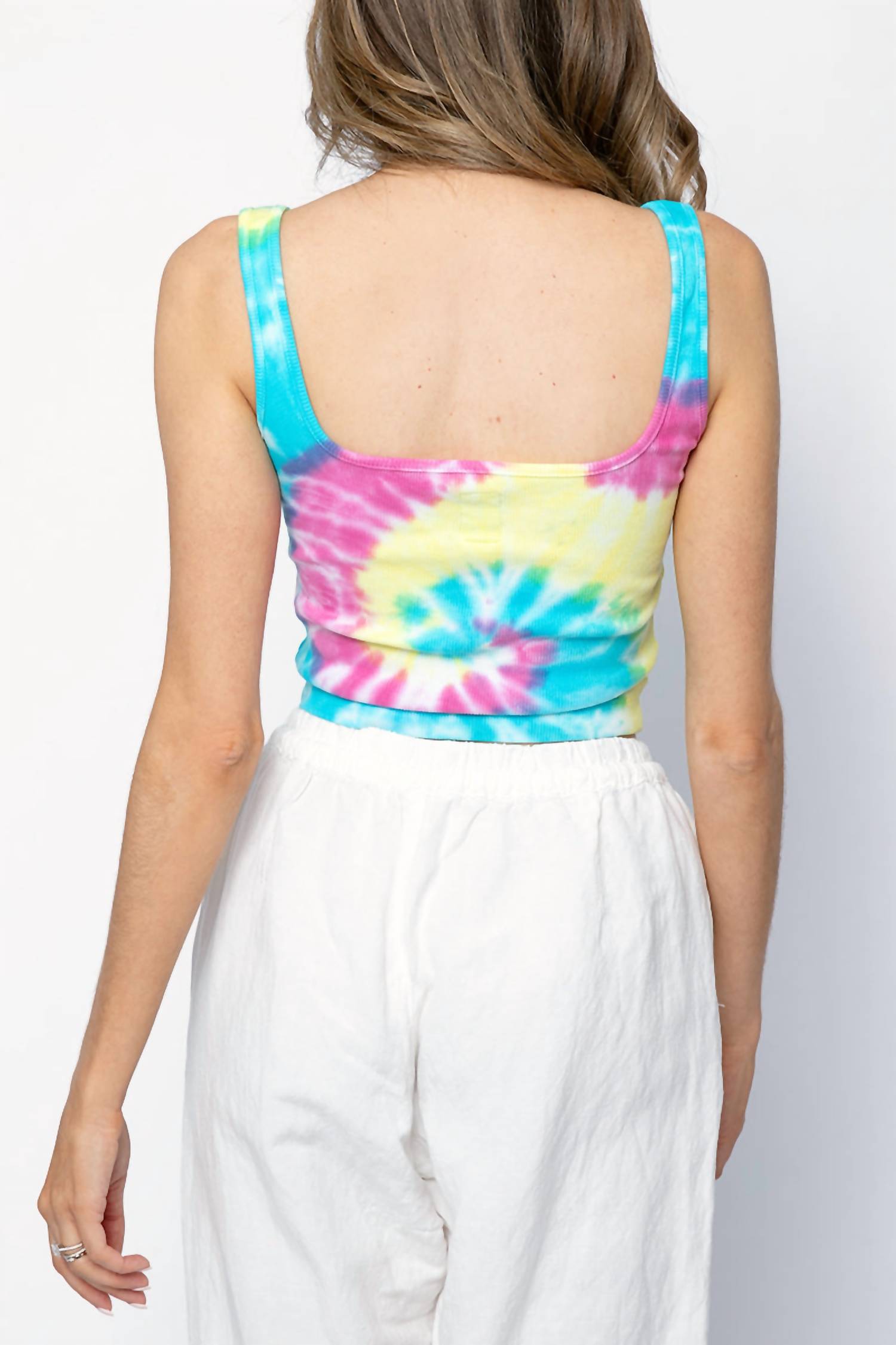 Nsf - Mira Square Neck Crop Tank