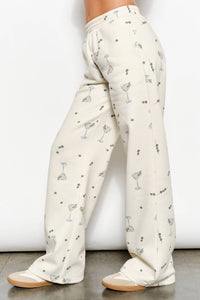 Pretty Garbage Billie Martini Sweatpants in beige - women's pants - alternate view