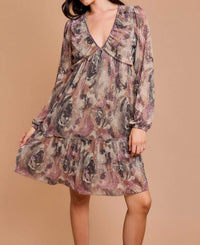GILLI Chloe Shimmer Dress in floral - women's dress - view 5
