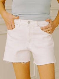 Just Usa - Side Slit Denim Shorts