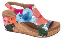 Corkys Footwear Women's Carley Wedge in multi - women's shoe