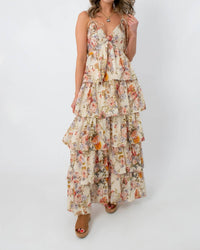 In February - Wildflower Tiered Maxi Dress