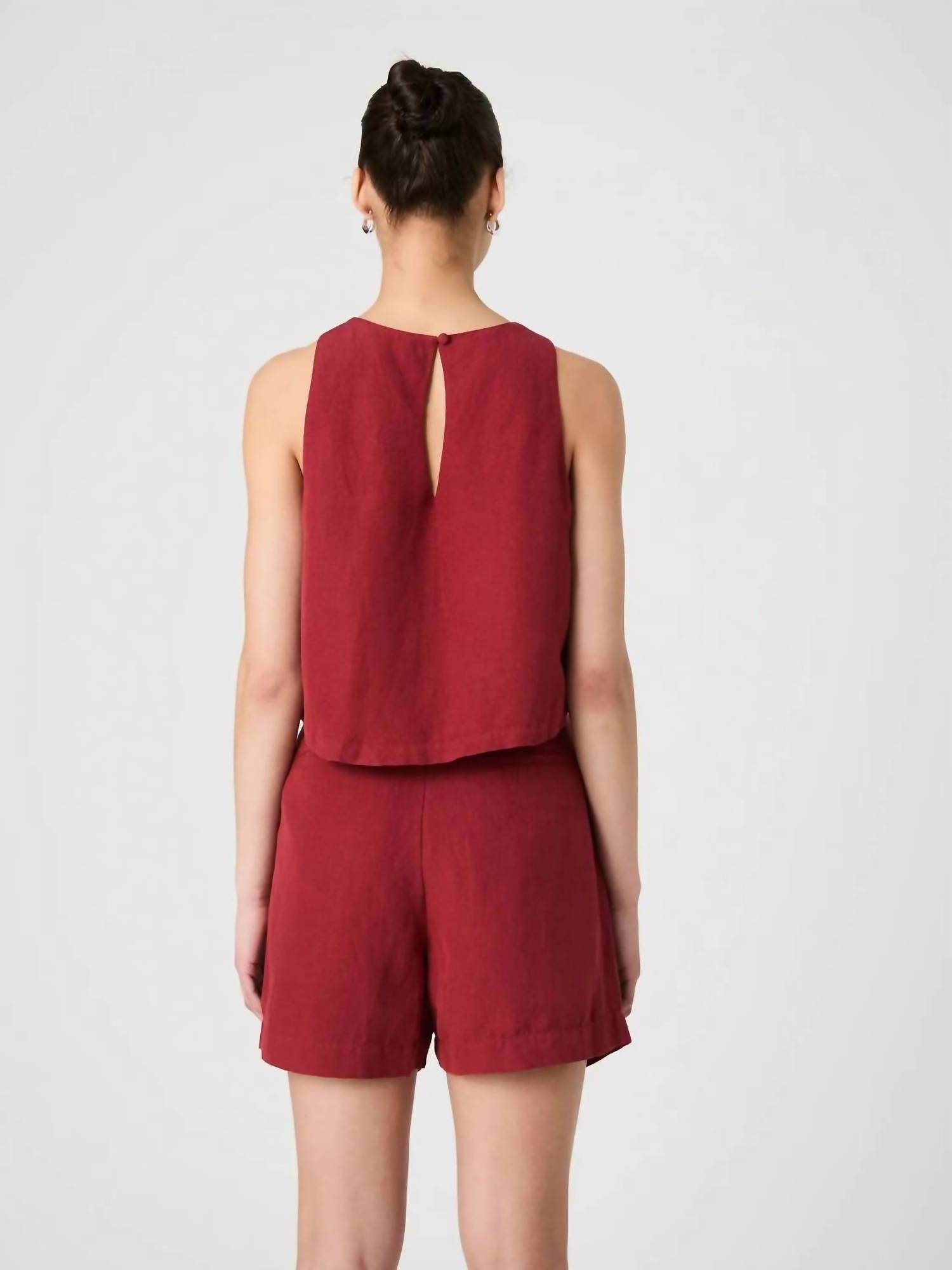 French Connection - Birdie Linen Shell Top