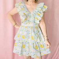 In February - Ruffled Mini Dress