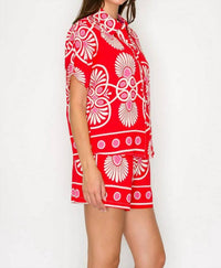 Meet Me In Santorini - Festival Medallion Top & Short Set