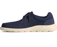 Sperry Men'scaptain's Moc Seacycled Shoes in navy - men's sneaker - detail view