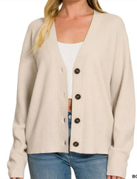 Zenana - Viscose Sweater Cardigan