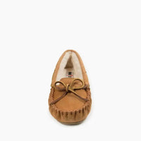 MINNETONKA Women's Cally Slipper in cinnamon - women's shoe - detail view