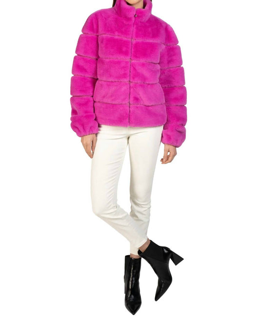 Lizzo Faux Fur Zip Jacket
