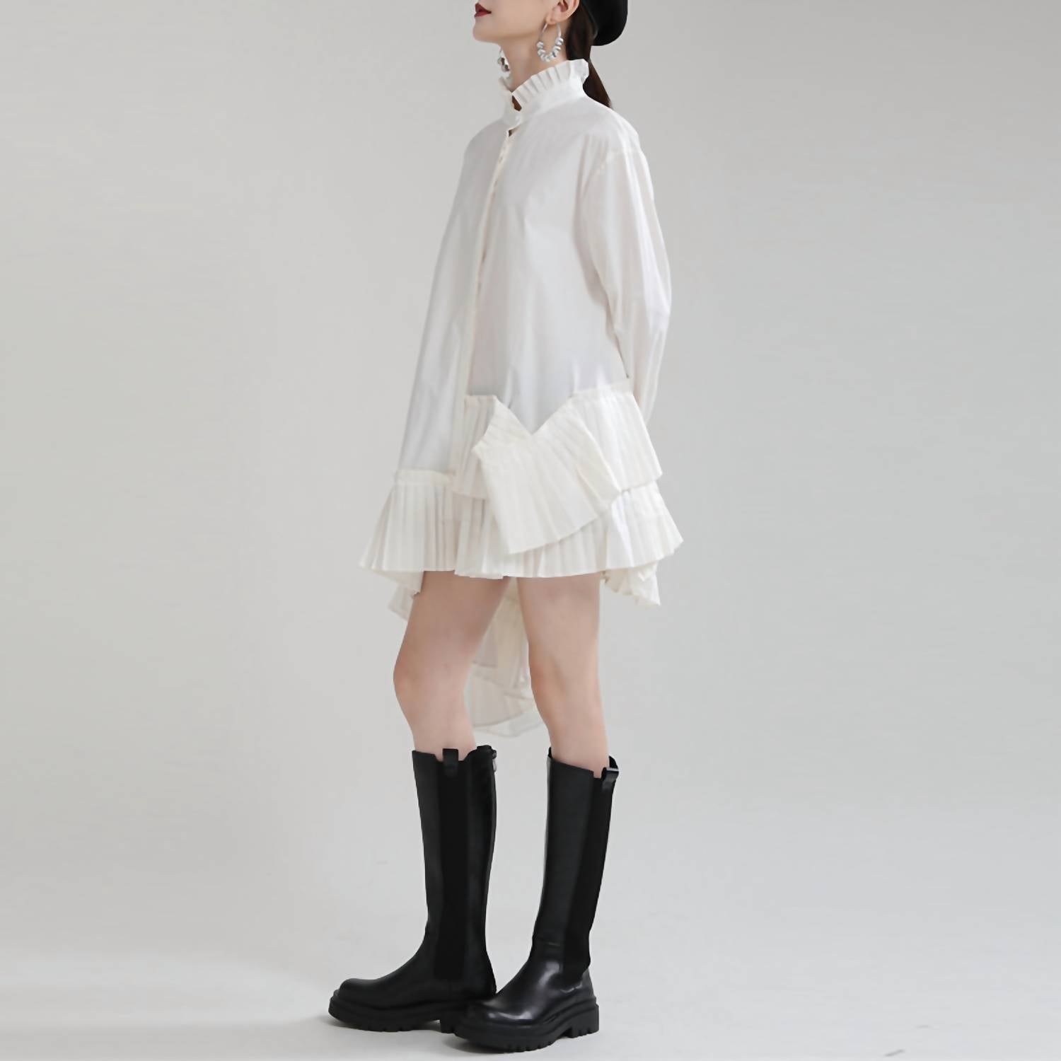 Madonna & Co. - Great Shirt With Asymmetrical Hem