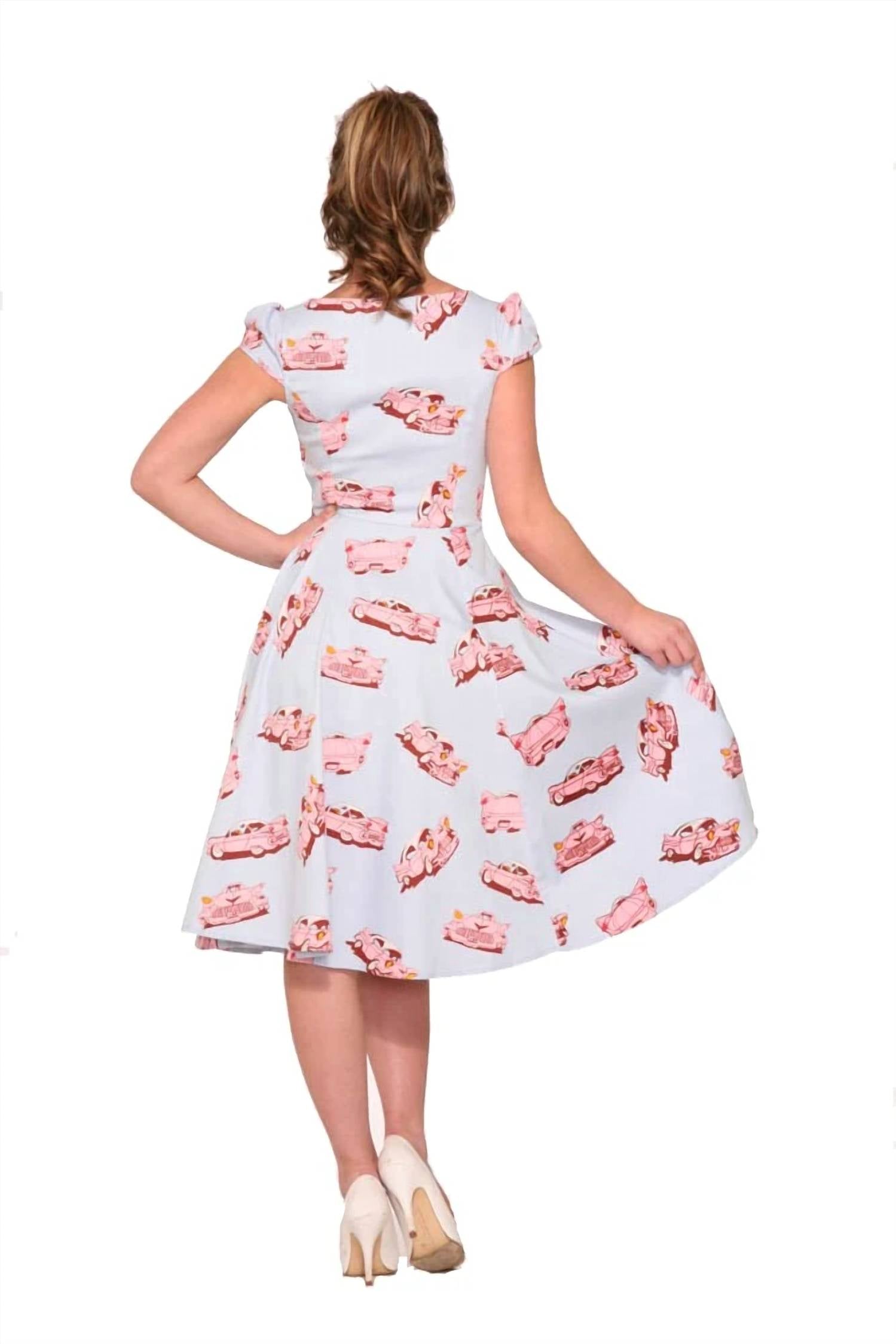 Orchid Bloom - Car Hop Swing Dress