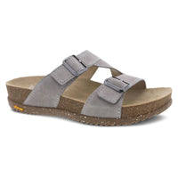 dansko Women's Dayna Two Strap Sandal in stone - women's sandal
