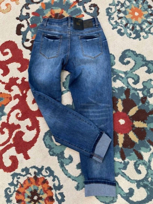 Lucky & Blessed - Women's Boyfriend Fit Jean