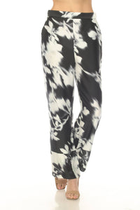 Joseph Ribkoff - Floral Satin Wide Leg Pants