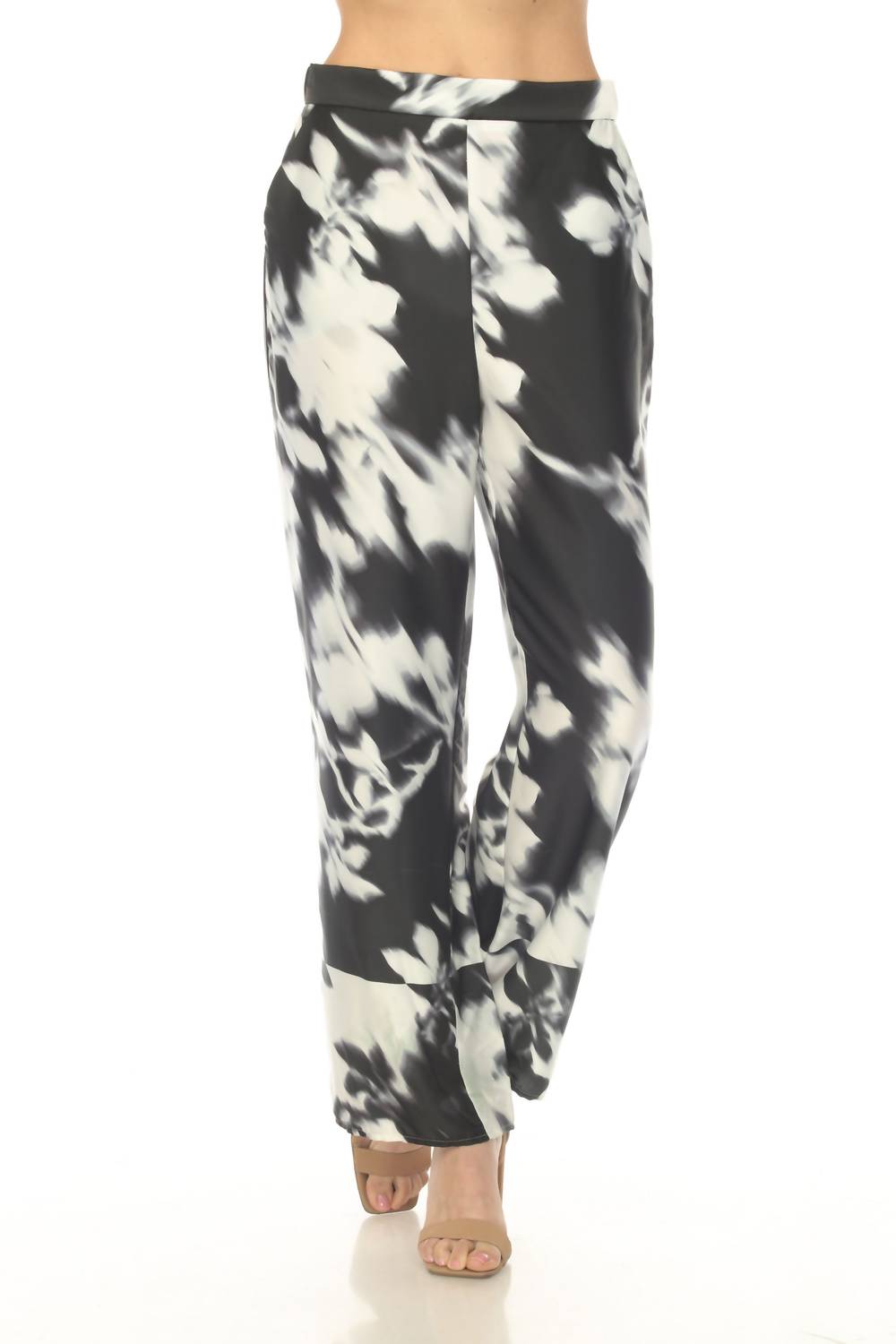 Joseph Ribkoff - Floral Satin Wide Leg Pants