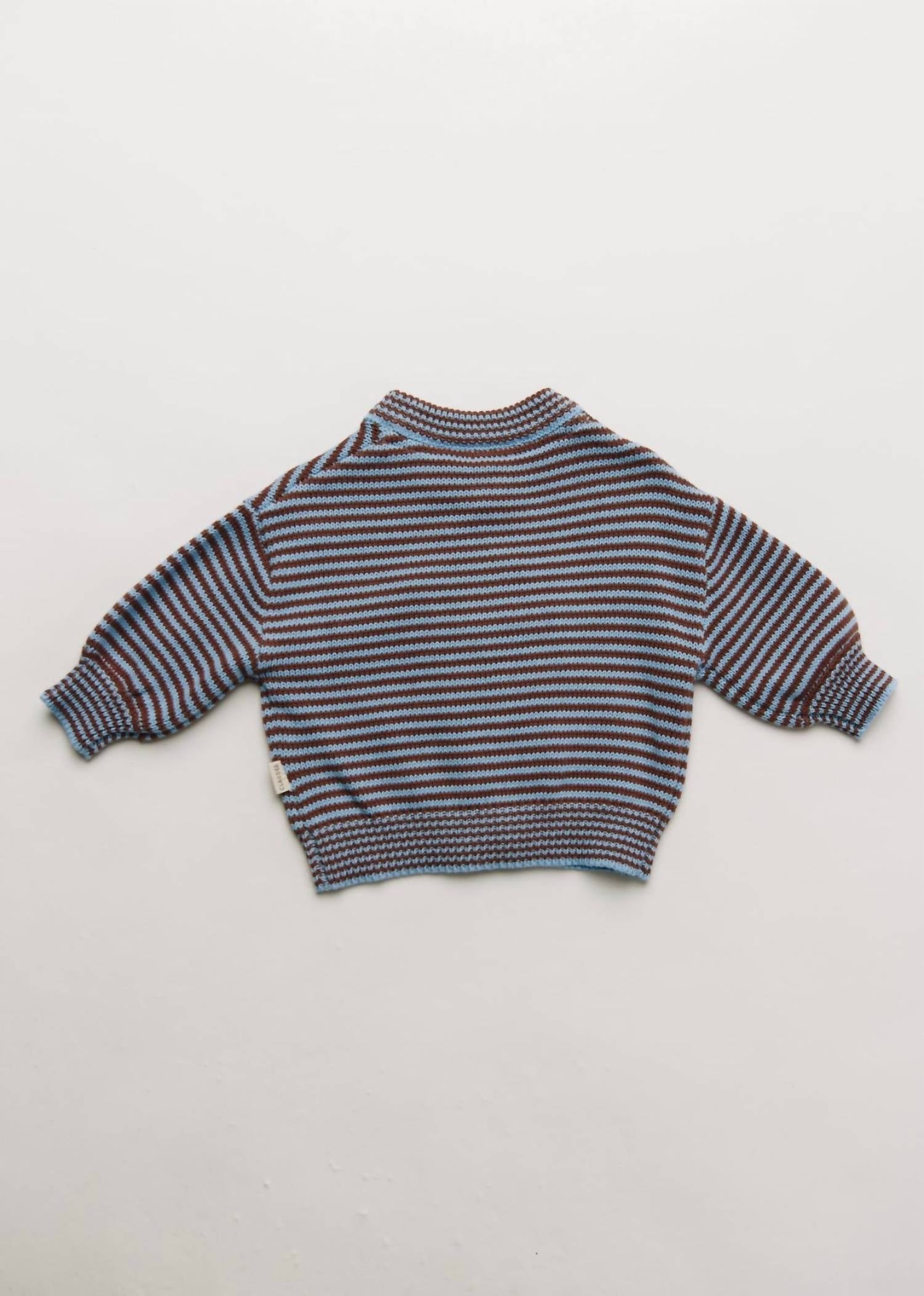 Claude & Co - Girl's Emil Coco Sky Stripe Cardigan