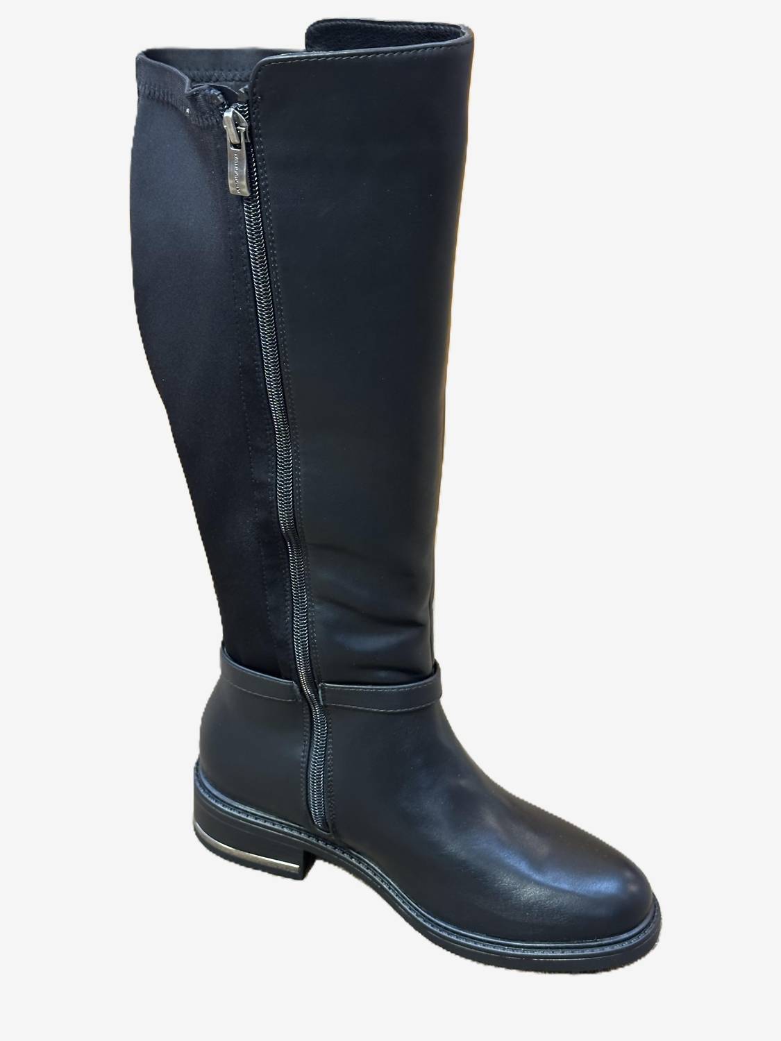 Wanderlust Women's Sandra High Boots in black - women's shoe - detail view