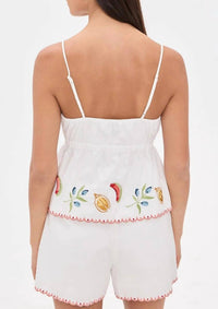 Minkpink - Santorini Embroidered Cami Top