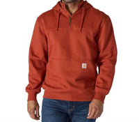 carhartt Men's Rain Defender Loose Fi Hoodie in red - men's shirt