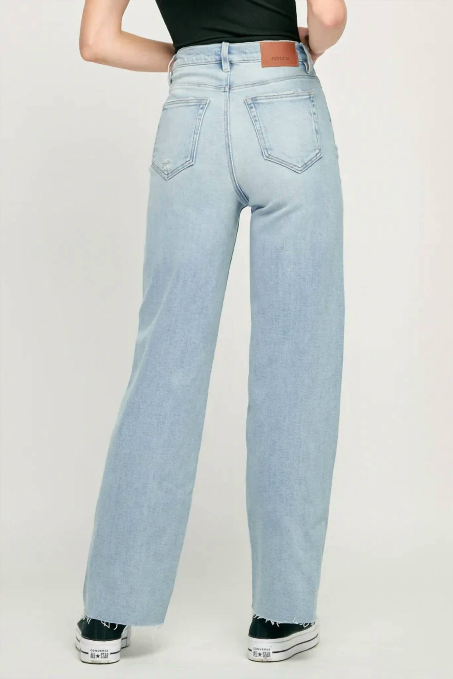 Hidden - Logan Clean Classic Stretch Dad Jeans