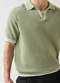 Percival - Casa Martini Knitted Tennis Polo