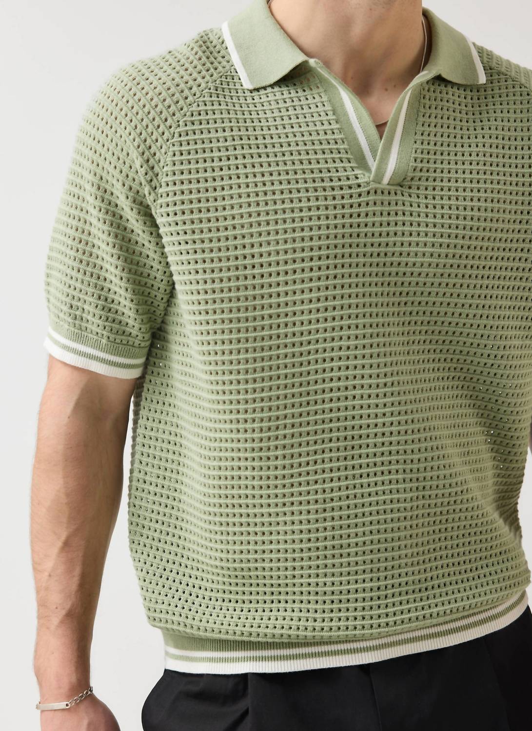 Percival - Casa Martini Knitted Tennis Polo