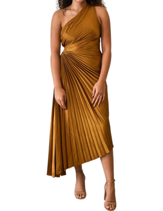 Dress Forum - Golden Hour Pleated Dress