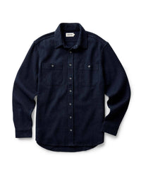 Taylor Stitch Utility Long Sleeve Shirt in rinsed indigo - men's shirt - view 4