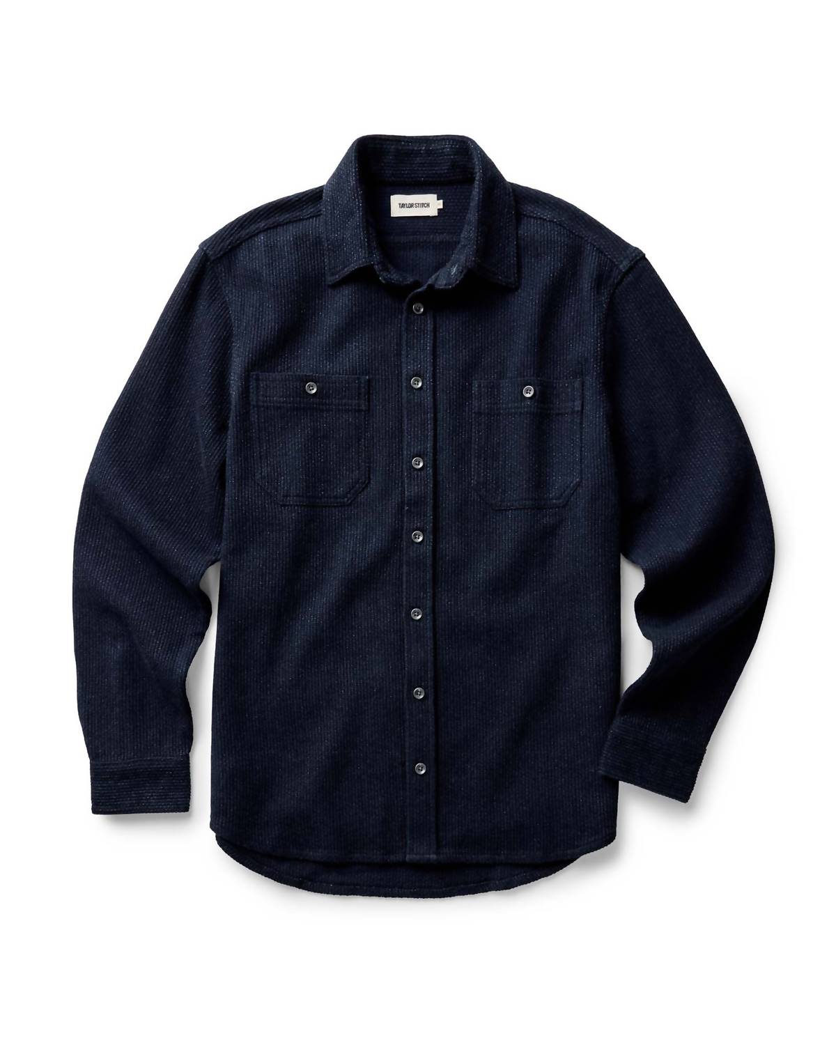 Taylor Stitch Utility Long Sleeve Shirt in rinsed indigo - men's shirt - view 4