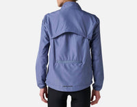 PEARL iZUMi Women's Quest Barrier Convertible Jacket in wild wind - women's jacket - detail view