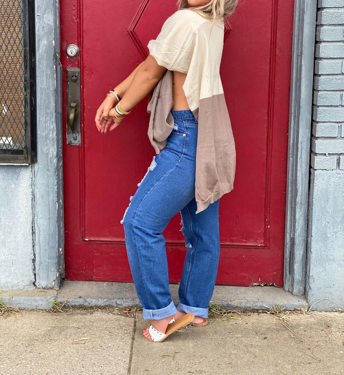 Cloudwalk - Calla Color Block Poncho