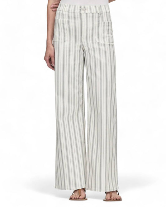 Frame - LE PALAZZO STRIPE CROP JEAN