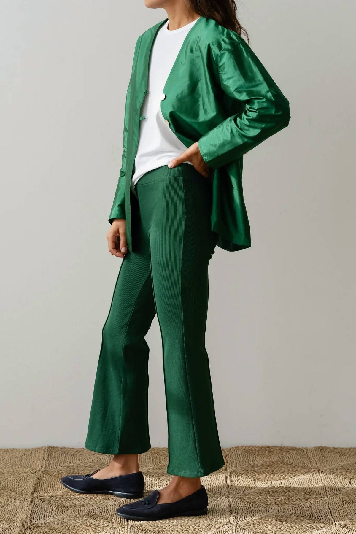 Donni. - Rib Kick Flare Pants
