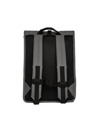 Rains Women's Rolltop Rucksack Bag in grey - women's bag - detail view