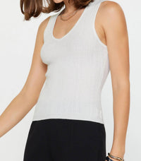 Current Air - Ribbed Tank & Cardigan Set